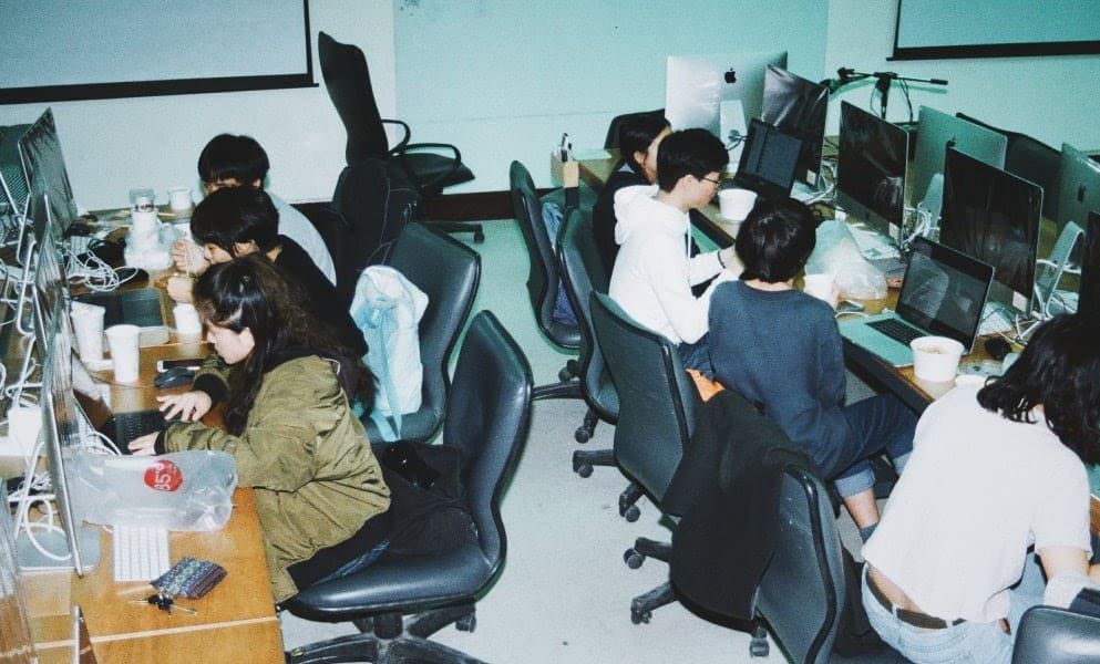 新媒體影像設計團隊工作狀況