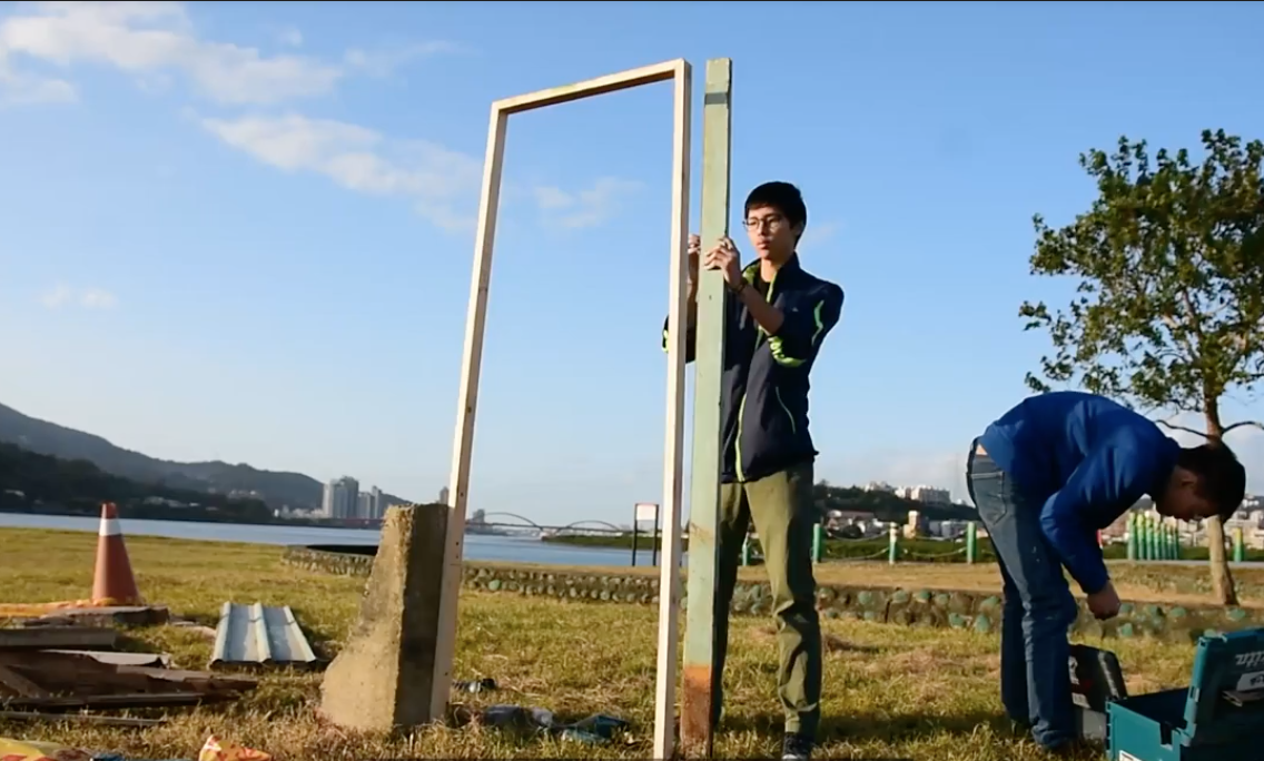 社子島，研究生陳彥富與林政佑作品