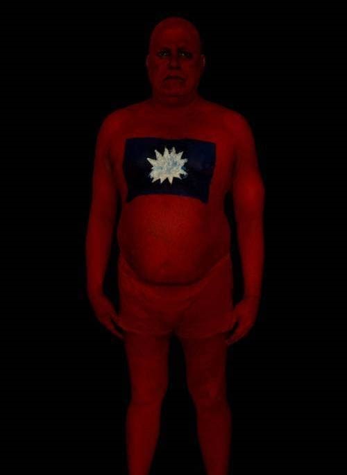 2019牛奔藝術節－藝術家全身彩繪