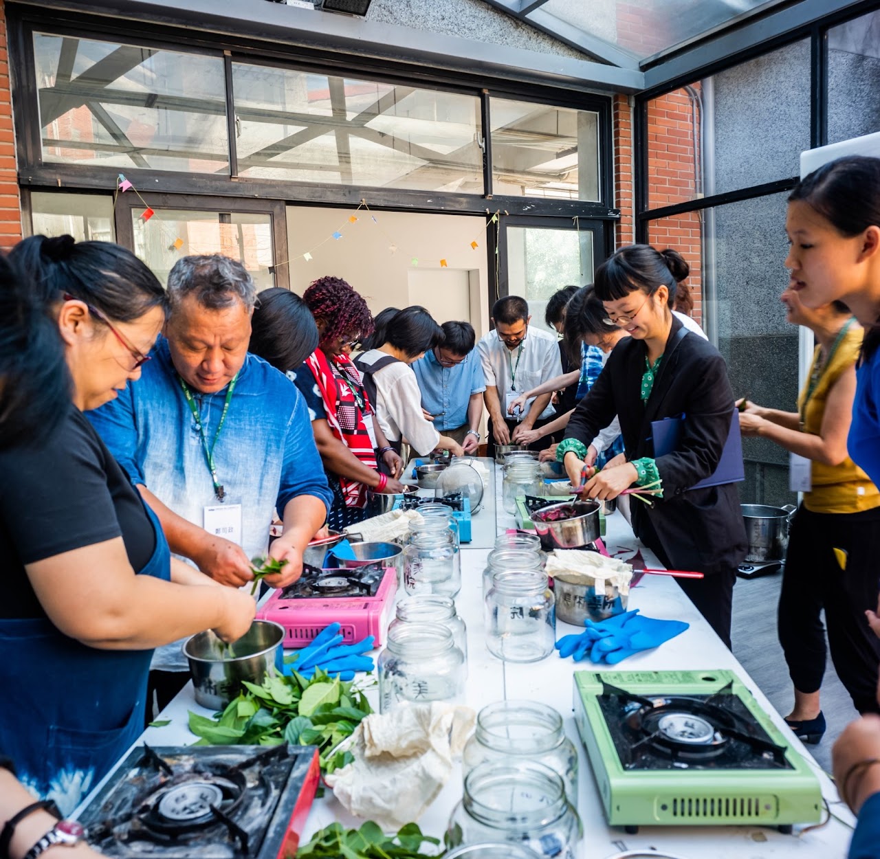 天然色素萃取工作坊(實作過程)