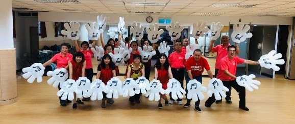 最後練習，大家一起可愛的大合照！